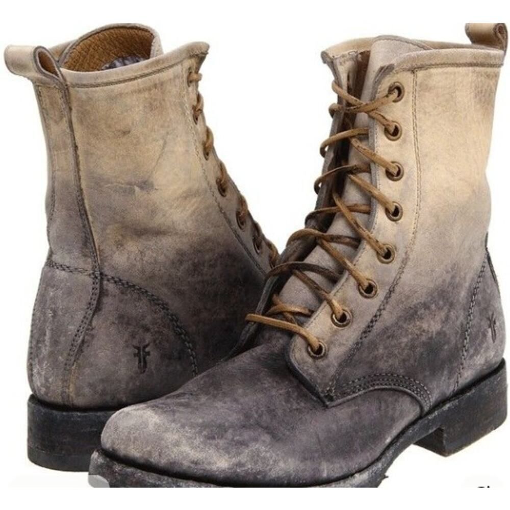 FRYE Veronica Distressed Combat Boots Women’s Sz. 7